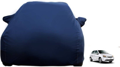 Auto Oprema Car Cover For Tata Indica eV2 (With Mirror Pockets)(Blue)