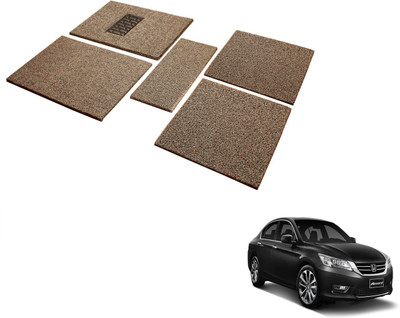 MOCKHE Rubber, EVA Standard Mat For  Honda Accord(Black, Beige)