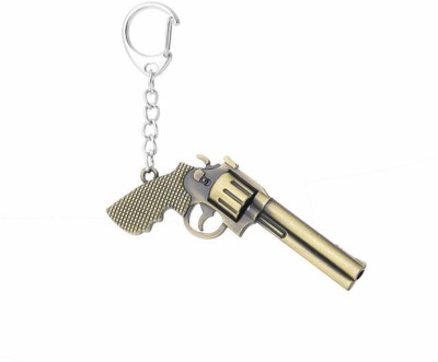 Belphegor PUBG Soldier Gun Keychain Pistol Keychain Key Chain Locking Key Chain(Green)