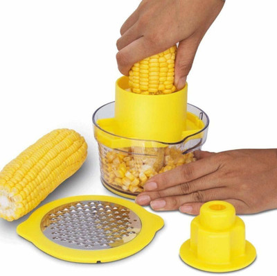 Modinity Vegetable & Fruit Grater(2 in 1 Corn Stripper)
