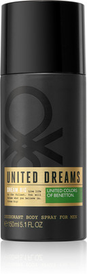 

United Colors of Benetton Dreams Big Deodorant Spray - For Men(150 ml)