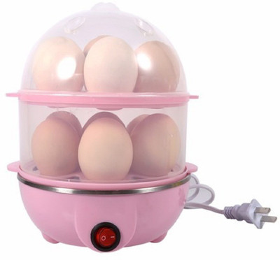 

baluda Double Layer Boiler Steamer Electric 2 Layer Egg Boiler Poacher - Compact, Stylish 14 Egg Cooker with Measuring Cup & Steel Bowl Egg Cooker (14 Eggs) Egg Cooker boilar Egg Cooker(14 Eggs)