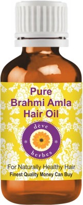 

Deve Herbes Pure Brahmi Amla Hair Oil 100% Natural _Therapeutic Grade Hair Oil(100 ml)