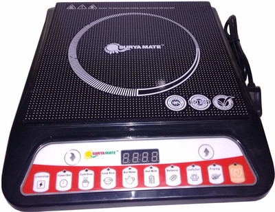 

Suryamate A-8 Induction Cooktop(Black, Push Button)