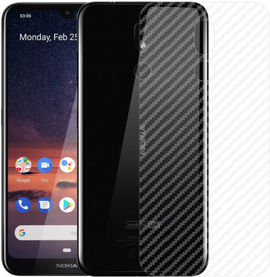 CASE CREATION Nokia 3.2 2019 Mobile Skin(3D Carbonn Fibre Transparent Skin Matte Finish)