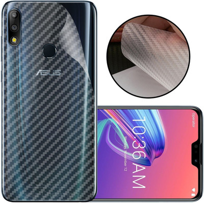 CASE CREATION Asus Zenfone Max Pro M2 Mobile Skin(3D Carbon Fibre Transparent Back Skin Matte Finish)