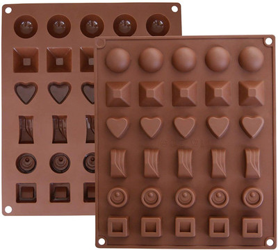Allmart Enterprise Silicone Chocolate Mould 30 Cavity Chocolate Mould(Pack of 1)
