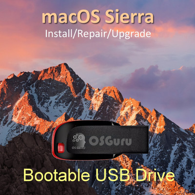 osguru 1 macOS Sierra 10.12.6 Reinstall/Repair/Restore/Upgrade 16GB Bootable USB Pen Driive (64-Bit)