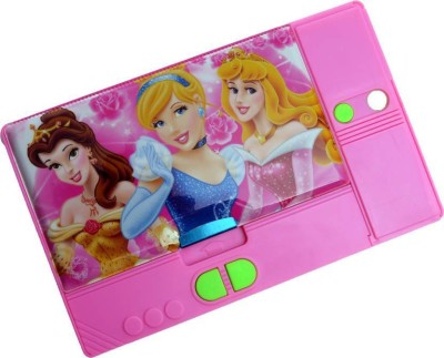 Regallo princess pencil box for kids cartoon Art Plastic Pencil Box(Set of 1, Pink)