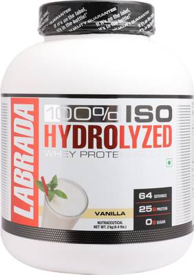 Labrada 100% ISO HYDROLYZED Whey Protein  (2 kg, Vanilla)