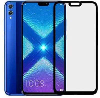 Mersal Edge To Edge Tempered Glass for Honor 8X, (Premium Edge To Edge Full Glue Branded Glass)(Pack of 1)