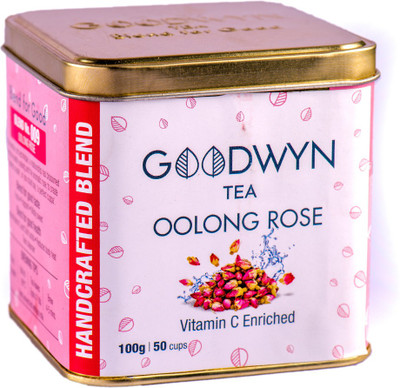 

Goodwyn Oolong Rose Tea, Select Oolong Tea With Rose Petals, 100 Grams, Makes 50 Cups Rose Oolong Tea Box(100 g)