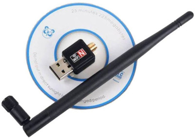 

BERRIN wireless wifi adaptor with antenna_B USB Adapter USB Adapter(Black)