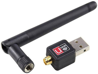 

BERRIN Wifi Antenna 600Mbps USB WiFi Dongle USB Adapter(Black)