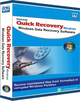 Unistal Quick Recovery - Windows Data Recovery (FAT and NTFS Partitions) Software(1 year, 1 PC)