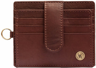 

Hidegear Men Brown Genuine Leather Card Holder(7 Card Slots)