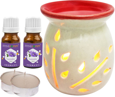 PeepalComm lavender Diffuser Set PC-TOPREDDIFF-2TL-2LV(5 x 4 ml)