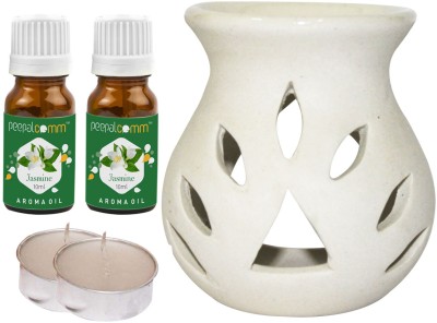 PeepalComm Jasmine Diffuser Set(5 x 4 ml)