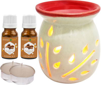 PeepalComm sandalwood Diffuser Set PC-TOPREDDIFF-2TL-2SW(5 x 4 ml)