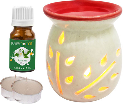 PeepalComm Jasmine Diffuser Set PC-TOPREDDIFF-2TL-JAS(4 x 2.5 ml)