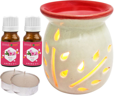 PeepalComm Rose Diffuser Set PC-TOPREDDIFF-2TL-2RS(5 x 4 ml)
