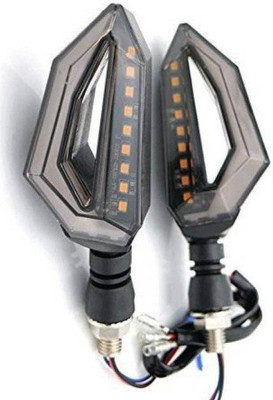 PRTEK Side, Front, Rear LED Indicator Light for Tata Universal For Bike(Orange, Blue)