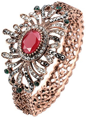 Shining Diva Alloy Crystal Gold-plated Bracelet