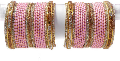Royal Bangles Metal Zircon Bangle Set