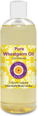 

Deve Herbes Pure Wheatgerm Oil (Triticum vulgare) 100% Natural Therapeutic Grade Cold Pressed(200 ml)