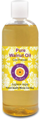 

Deve Herbes Pure Walnut Oil (Juglans regia) 100% Natural Therapeutic Grade Cold Pressed(200 ml)