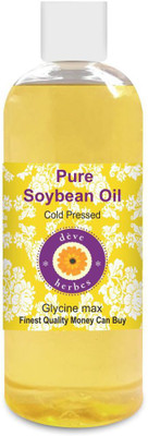 

Deve Herbes Pure Soybean Oil (Glycine max) 100% Natural Therapeutic Grade Cold Pressed(200 ml)