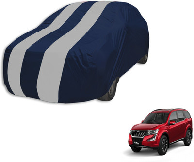 Auto Hub Car Cover For Mahindra XUV 500 (Without Mirror Pockets)(Blue, Silver, For 2018 Models)