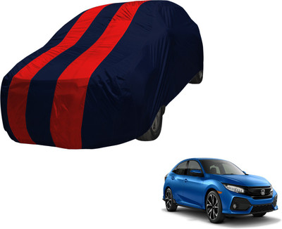MOCKHE Car Cover For Honda Civic (Without Mirror Pockets)(Blue, Red)