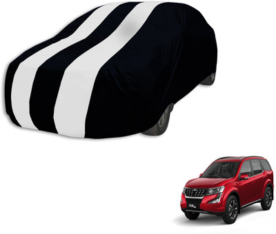 Auto Hub Car Cover For Mahindra XUV 500 (Without Mirror Pockets)(Black, White, For 2018 Models)