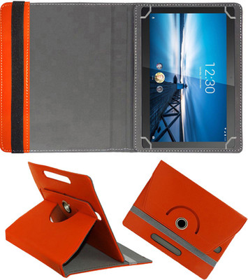 Fastway Flip Cover for Lenovo Tab M10 10.1 inch(Orange, Cases with Holder, Pack of: 1)