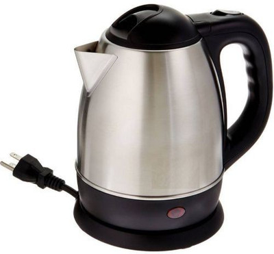 

ESCHEW Hot Water Pot Portable Boiler Tea Coffee Warmer Heater Cordless Electric Kettle(1.8 L, Silver)