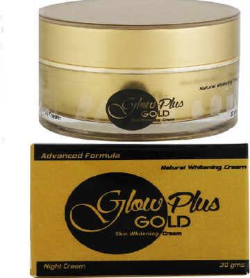 Glow plus Gold Cream For Natural Looking , Glow Boosting Skin (Night Cream)(30Gm)(30 g)