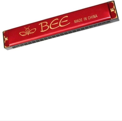 Stylin Mouth Organ 24holes With 48Tones Harmonica (Red)(Red)