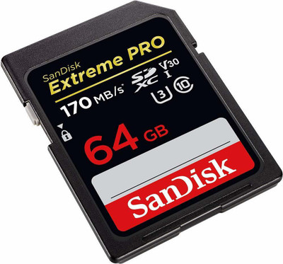 

SanDisk basic 64 GB SD Card UHS Class 3 170 MB/s Memory Card