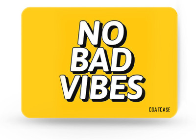 COATCASE A-05 Good Vibes Only Quote Designer Rubber Base Non Slip Base Mousepad(Multicolor)