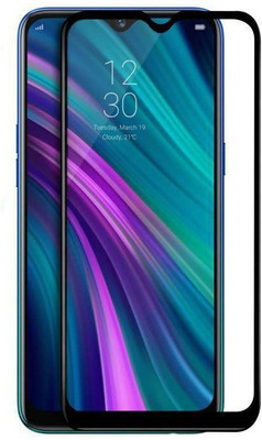 Caseline Edge To Edge Tempered Glass for Realme 3 Pro(Pack of 1)