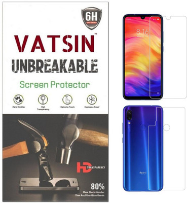 Vatsin Front and Back Screen Guard for Mi Redmi Note 7, Mi Redmi Note 7 Pro, Mi Redmi Note 7S(Pack of 1)