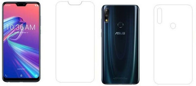 ELEF Front and Back Tempered Glass for Asus Zenfone Max Pro M2 0.2MM Flexible Tempered Glass With 9H Hardeness(Pack of 1)