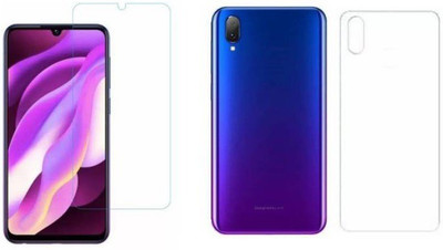 ELEF Front and Back Tempered Glass for Vivo Y93 0.2MM Flexible Tempered Glass With 9H Hardeness(Pack of 1)