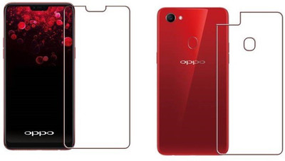 ELEF Front and Back Tempered Glass for Oppo F7 0.2MM Flexible Tempered Glass With 9H Hardeness(Pack of 1)