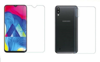 Mobilive Front and Back Tempered Glass for Samsung Galaxy M20, Samsung Galaxy A10(Pack of 1)