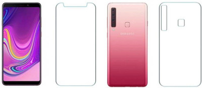 ELEF Front and Back Tempered Glass for Samsung Galaxy A9 2018 0.2MM Flexible Tempered Glass With 9H Hardeness(Pack of 1)