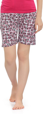 zebu Printed Women Multicolor Regular Shorts