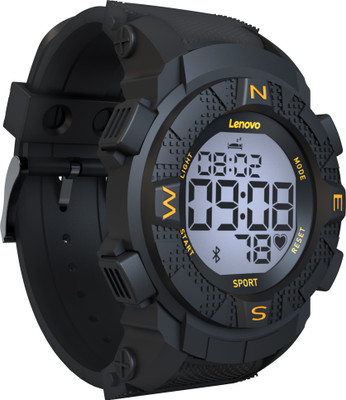 Lenovo Ego Black Smartwatch(Black Strap Regular)