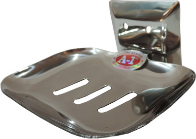 Epraiser A1 SS Square & Square Elegant Soap Dish(Silver)